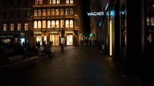 Вена вечером январская прогулка по улицам столицы ❄️✨