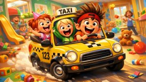 Детская весёлая песенка "Едем Едем". Песенки для детей!