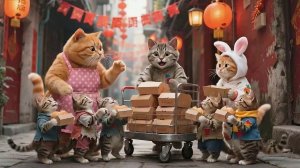 Как котики бездомышам помогали