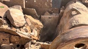 Строительство, дробление щебёнки