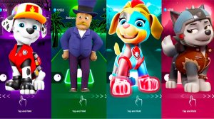 Мультики для Детей Щенячий Патруль Tiles Hop - МАРШАЛЛ И ДРУГИЕ