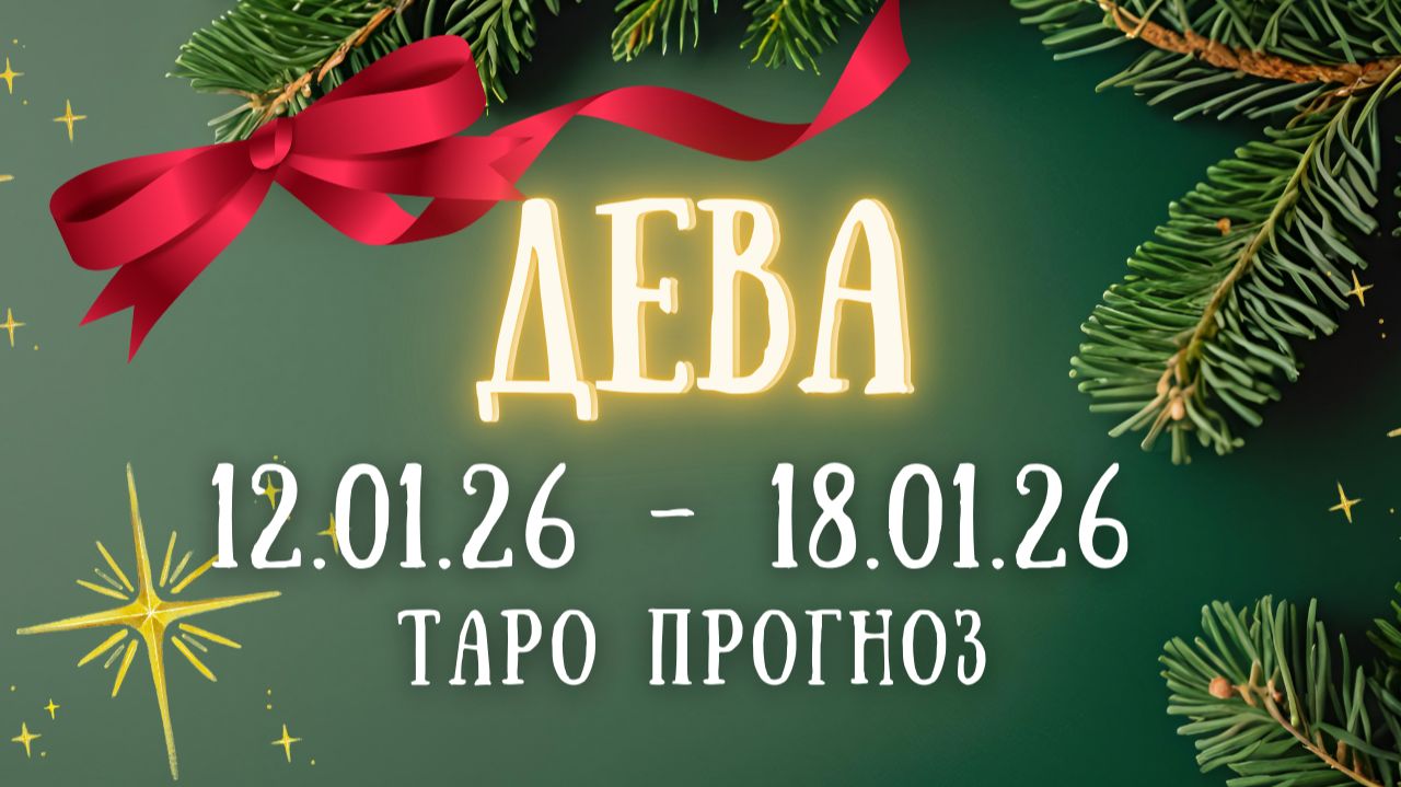 ДЕВА ♍таро прогноз на неделю 12.01.26 - 18.01.26 смотреть онлайн