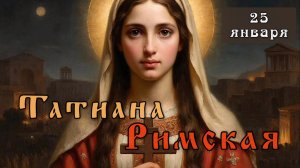 25 января Житие Татианы Римской (226). Татьянин день