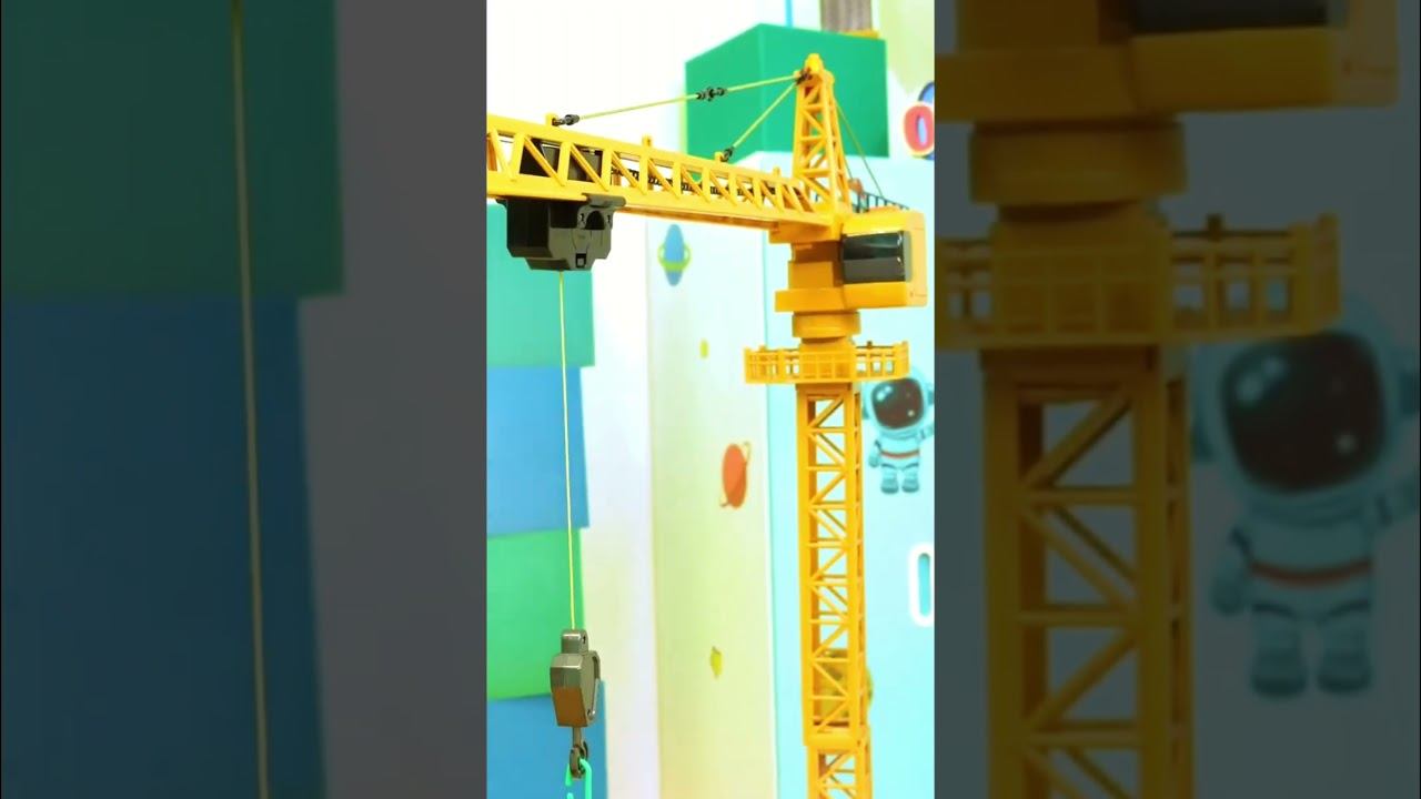 Кран упал от перенапряжения! ️ #игрушки #интересно #длядетей смотреть онлайн