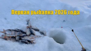 Сезон 2026 открыт! Первые эмоции, первые поклевки. Зимняя рыбалка 2026.