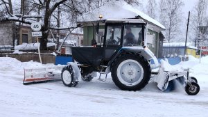 очистка дорог от снега 165 часть