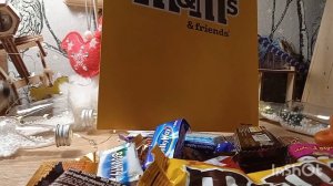 Обзор на 2 рождественских наборов с конфетами,вместе с ми-мишками