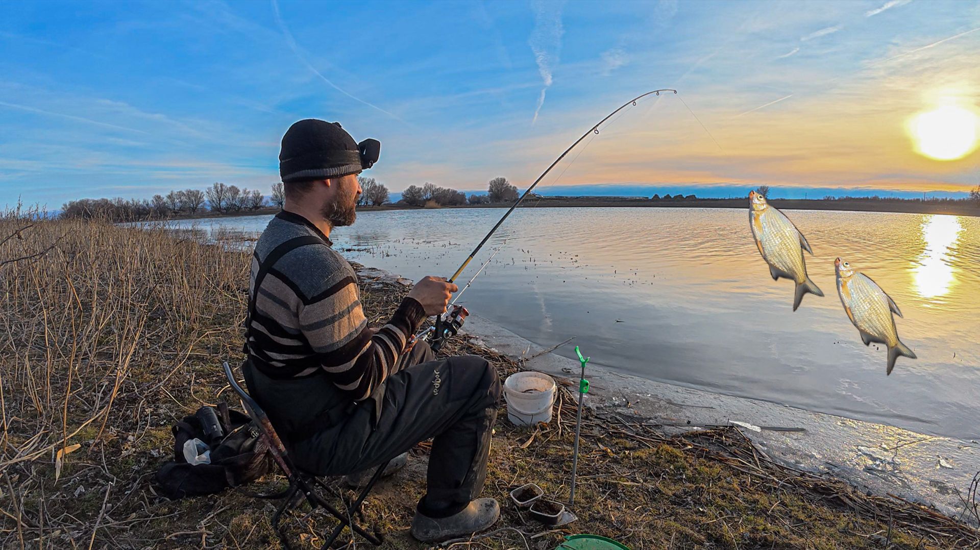 УДИВИТЕЛЬНАЯ АСТРАХАНСКАЯ РЫБАЛКА. ЛОВЛЯ МИРНОЙ РЫБЫ НА ПРОСТЫЕ ДОНКИ В ЯНВАРЕ 2026. смотреть онлайн