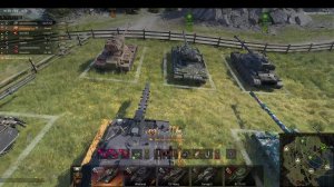 Играю  в WOT , натиск взводом