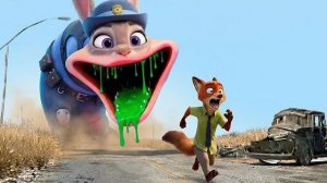 😱🐰  Judy Become: WORM HYBRID | VS GREEN APPLE CURE 🔥