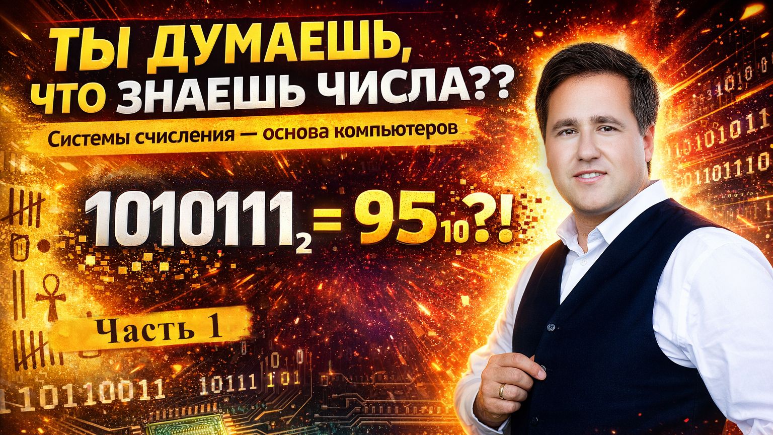 Системы счисления без страха: разберём всё на пальцах. Часть 1 смотреть онлайн