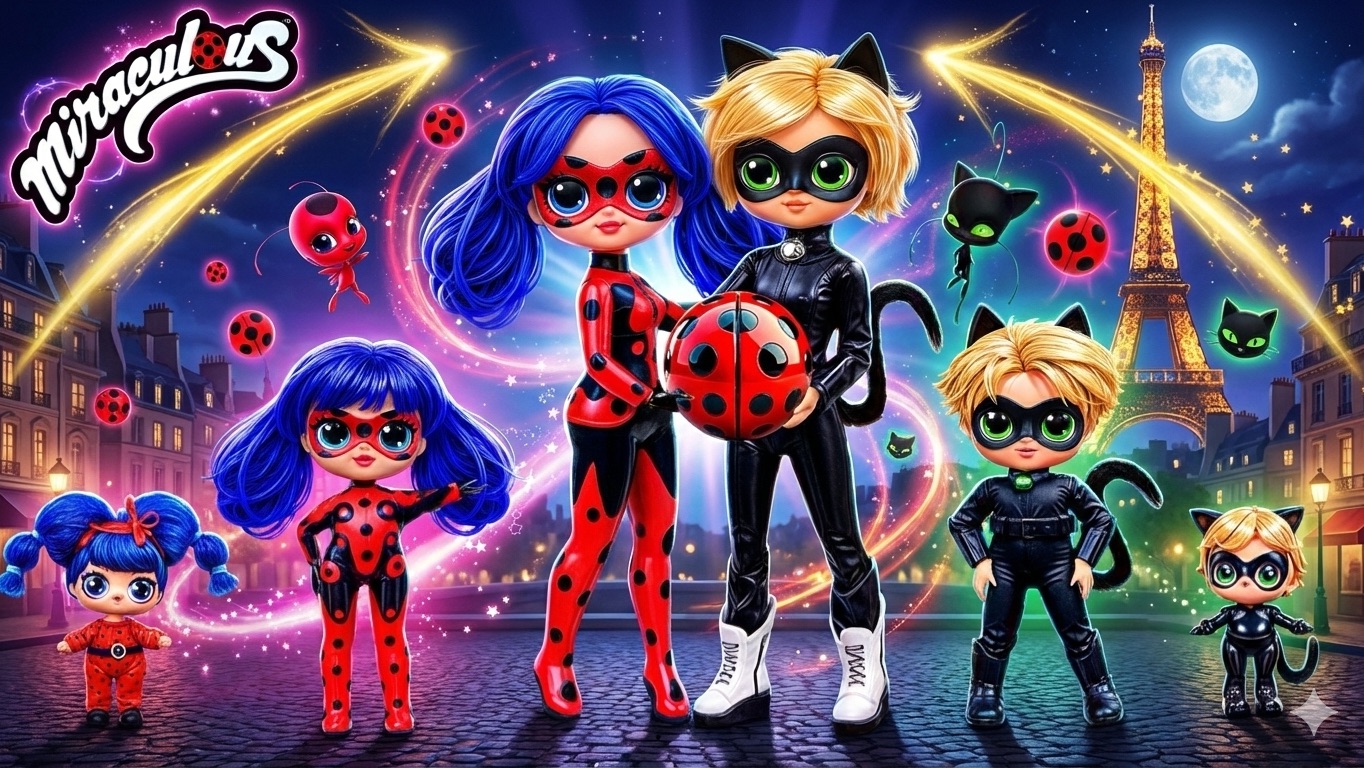 Взросление Леди Баг! Идеи для кукол ЛОЛ ОМГ! смотреть онлайн