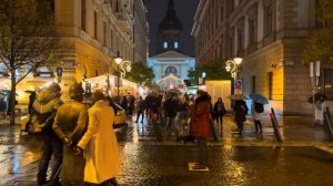 Будапешт под ледяным дождём холодная прогулка по городу 🌧️❄️