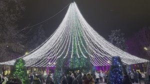 Новогодние Огни в Краснодаре. Километры Гирлянд на улице Красной.