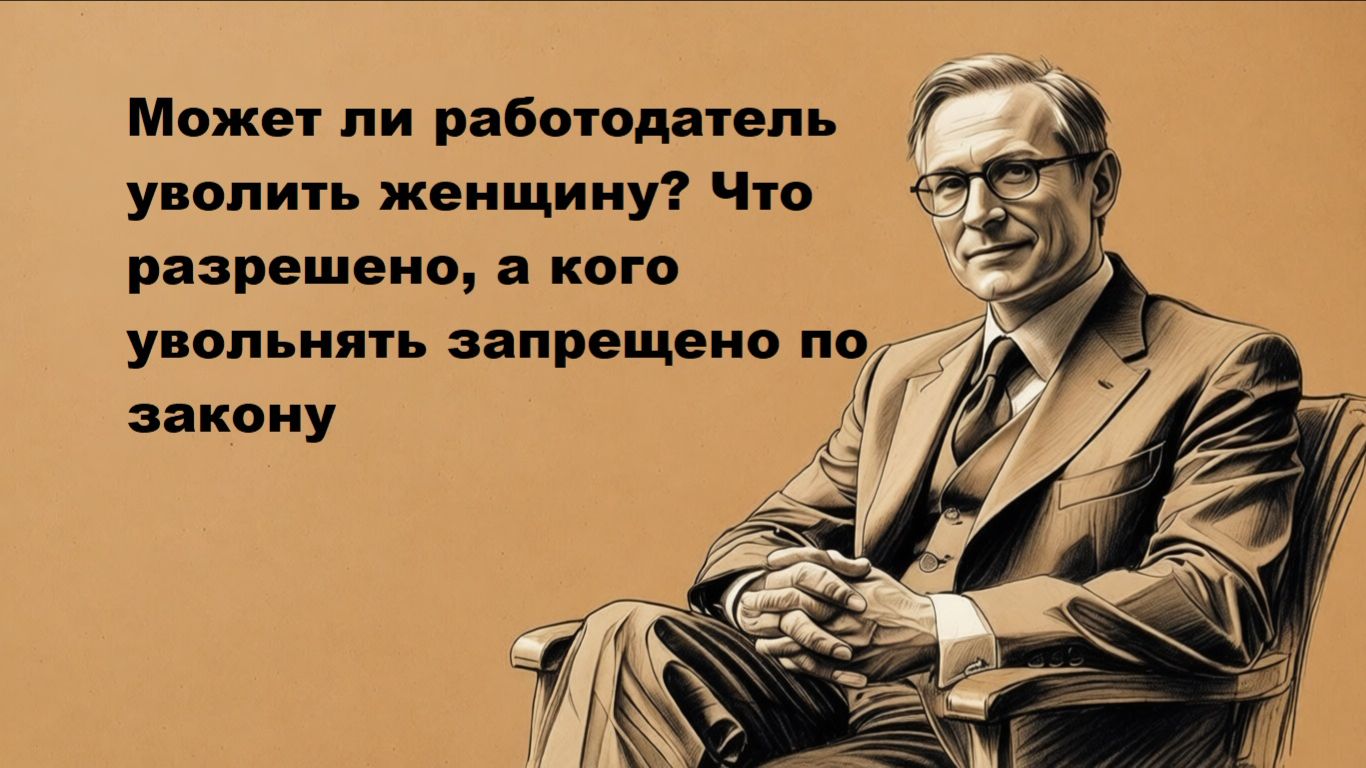 Имеет ли право работодатель уволить женщину. Что разрешено, а кого увольнять запрещено по закону смотреть онлайн