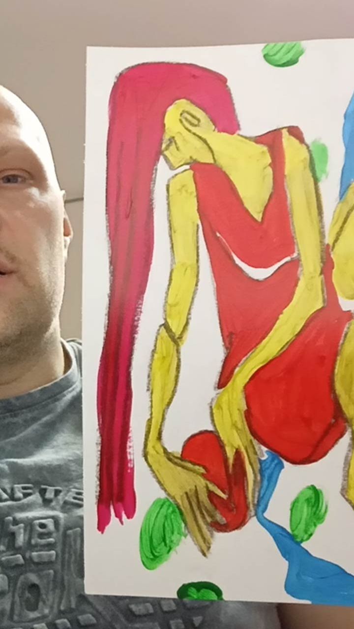 Арт Руденс | Портрет девушки с красными волосами