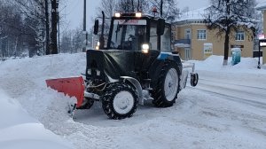 очистка дорог от снега 159 часть