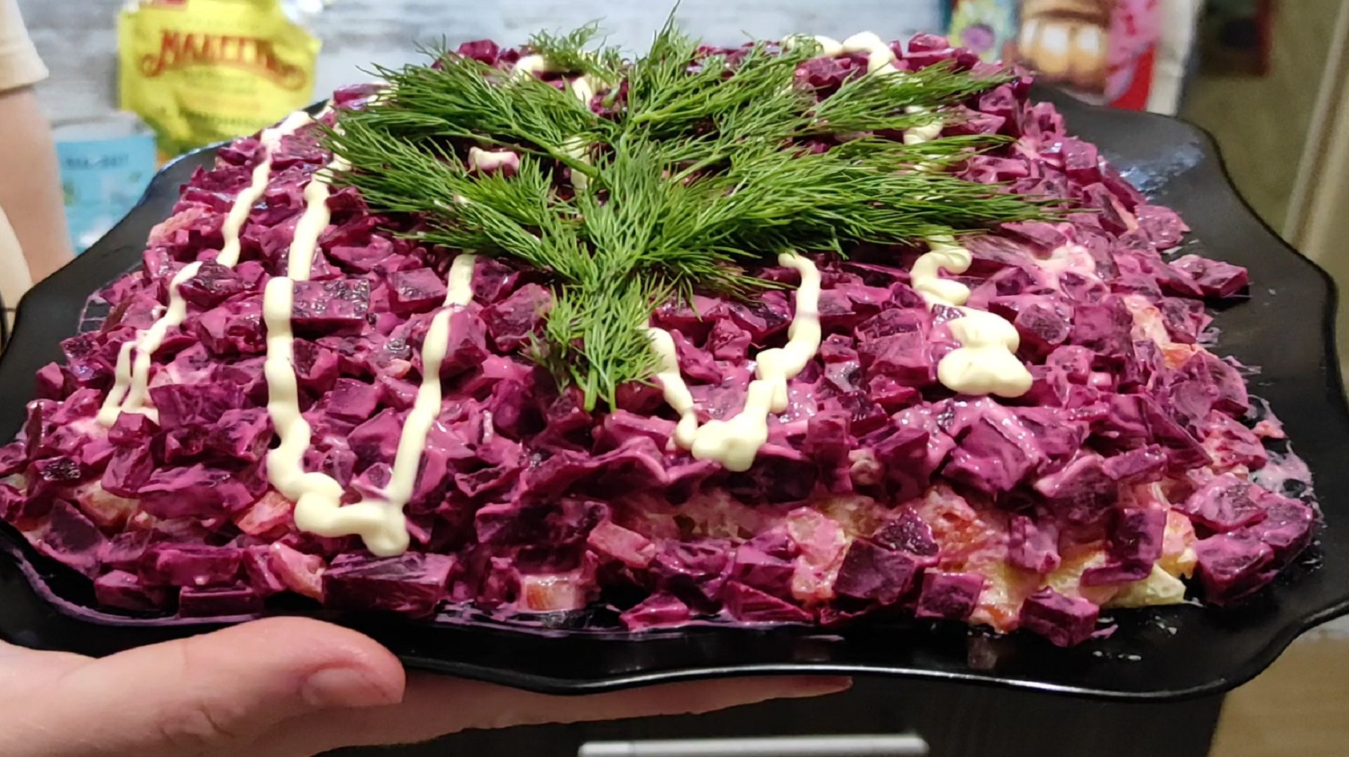 Салат ленивая селёдка под шубой - Быстро готовится быстро съедается - рецепт смотреть онлайн