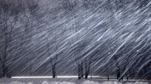 ЗИМНИЙ СНЕГОПАД И ЗВУКИ МЕТЕЛИ.СНЯТИЕ СТРЕССА И ГЛУБОКИЙ СОН