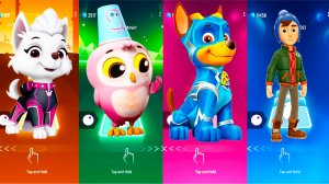 Мультики для Детей Щенячий Патруль Tiles Hop - СВИТТИ, ГОНЩИК И ДРУГИЕ