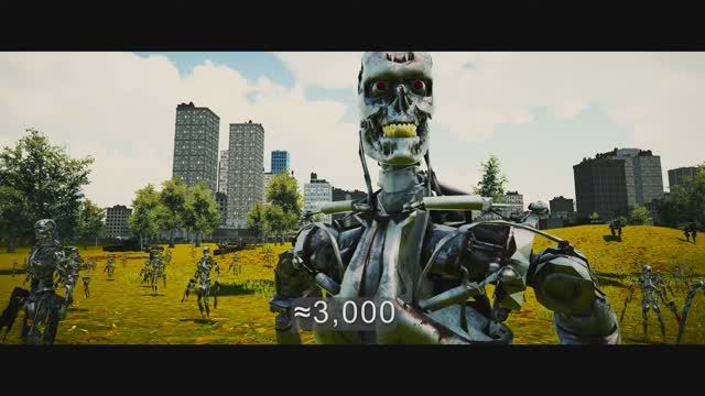 14 000 ТЕРМИНАТОРОВ против 3 000 000 КСЕНОМОРФОВ! Кто выиграет город [4k] смотреть онлайн