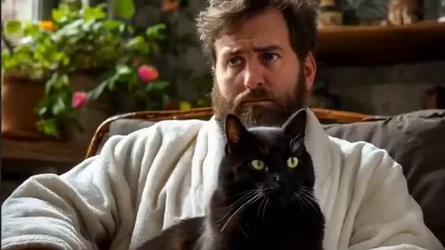 Нейропесня-Выйду ночью в кухню с котом юмористическая переделка смотреть онлайн