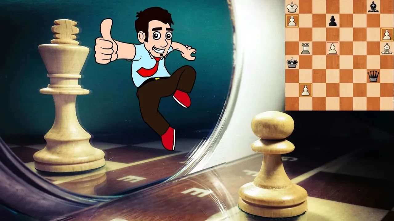 ЖАЛКАЯ ПЕШКА СИЛЬНЕЕ ВСЕЙ АРМИИ ЧЕРНЫХ! КРАСИВЫЙ ШАХМАТНЫЙ ЭТЮД смотреть онлайн