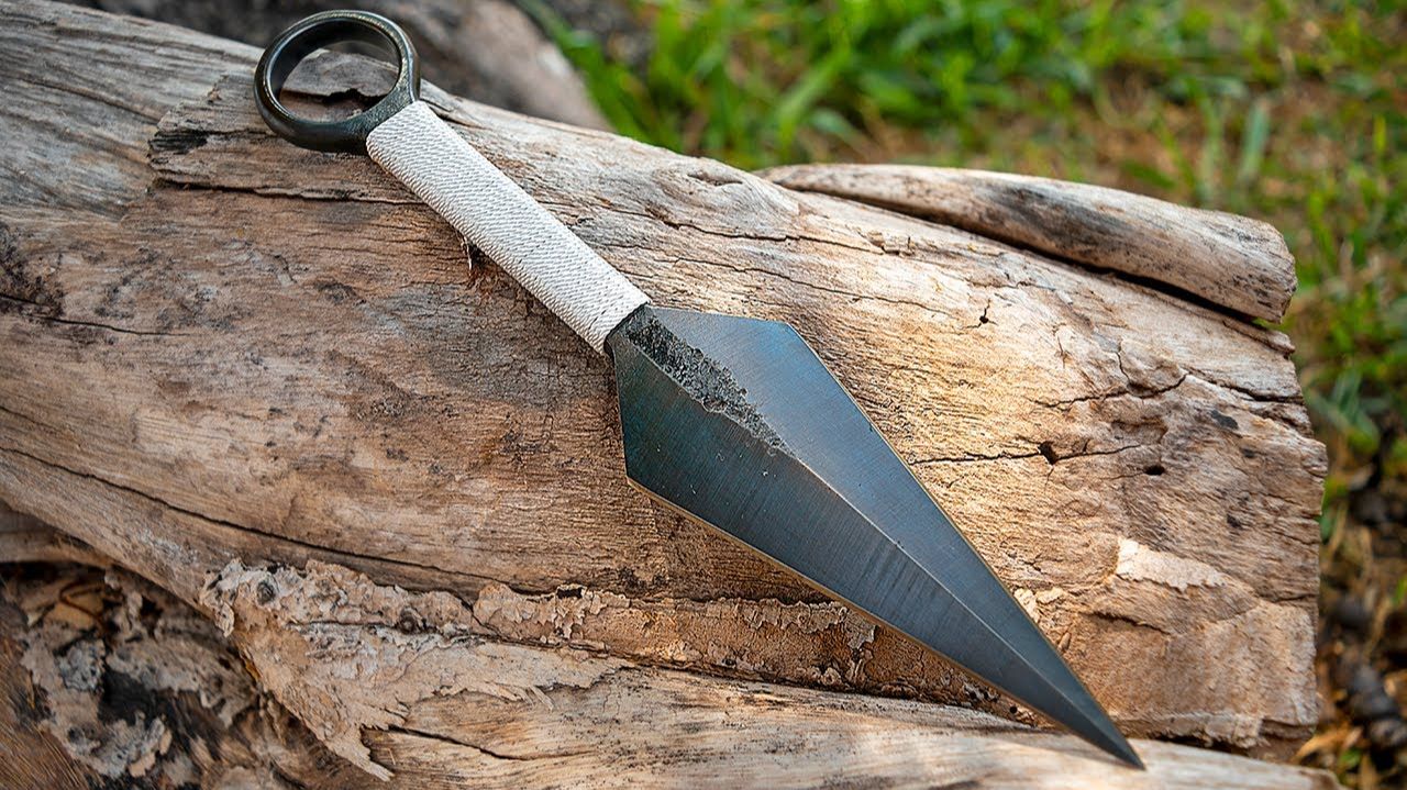 Изготовление Куная из листовой рессоры грузовика