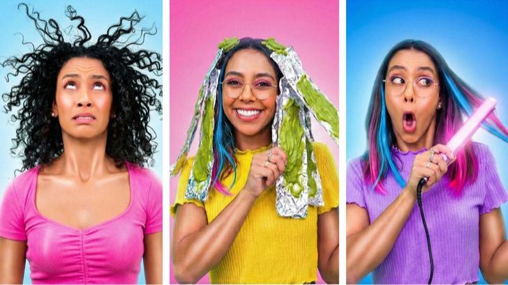 Проблемы вьющихся волос 💇Длинные vs короткие ✨ смотреть онлайн