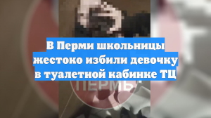 В Перми школьницы жестоко избили девочку в туалетной кабинке ТЦ