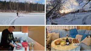 ХЛОПЦЫ ПОКИДАЛИ СНЕЖКУ,ЮРА ЗАМАРИНОВАЛ МЯСО,А ВЕЧЕРОМ ПОЖАРИЛИ ШАШЛЫК.