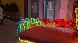 Москва. Новогодняя прогулка. Moscow. New Year's walk