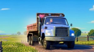 Машинки мчатся по волшебной дороге мультик