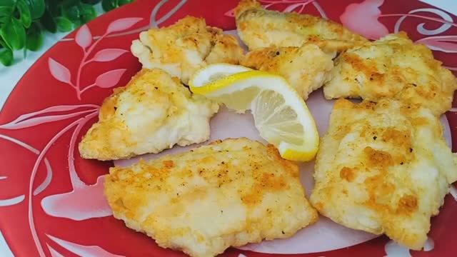 Минтай, жареный в муке. Панировка в пакете - чистые руки🐠 смотреть онлайн