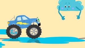 Мультики про машинки - Облачка погоды_ Гроза, Туман, Град, Снег - Развивающие мультфильмы