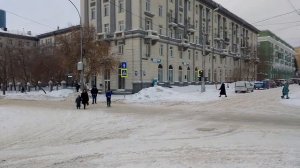 Новосибирск.Экскурс по улице Ленина в Рождество 2026 года.