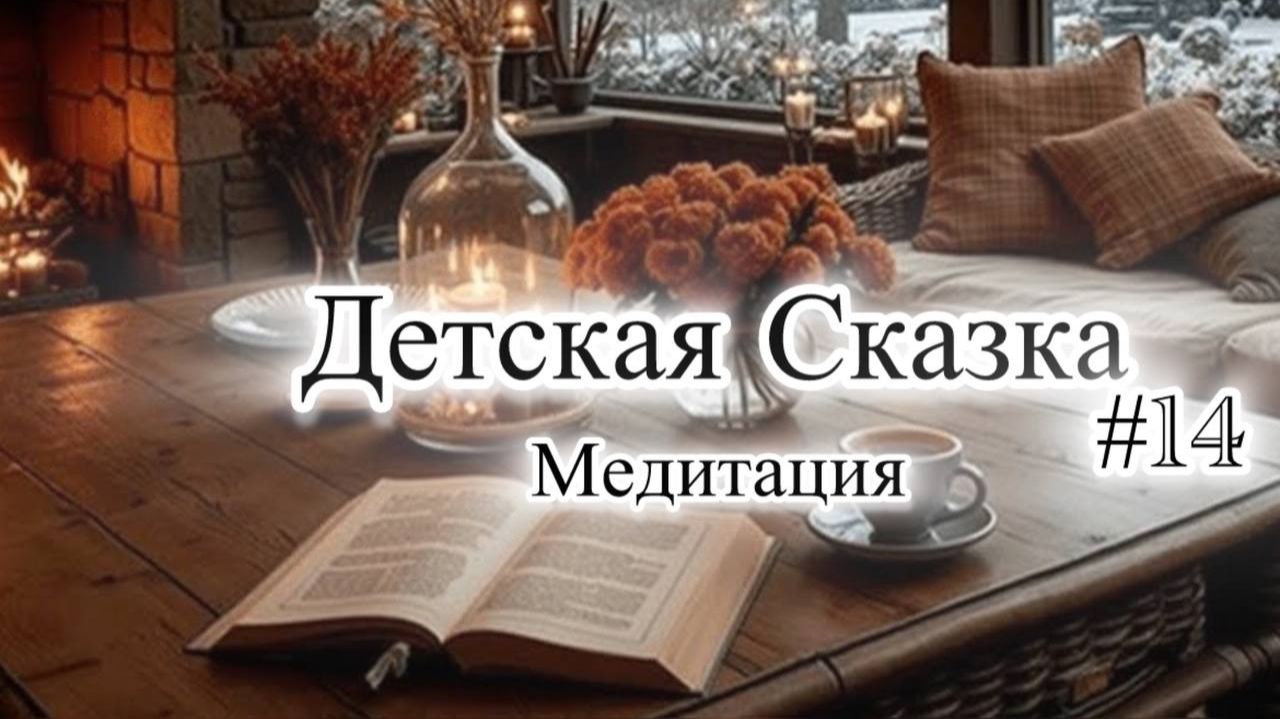 Детская сказка-медитация На Ночь #14 |Дождь, камин и мурлыканье кота💤| 🌙 смотреть онлайн