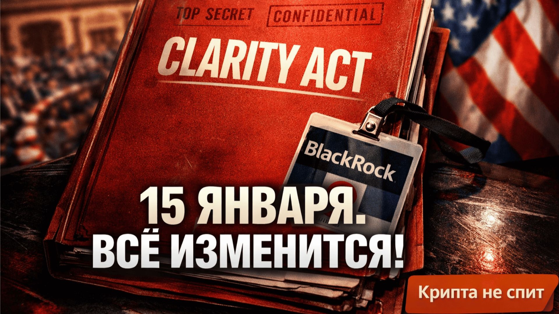 СУДЬБА КРИПТЫ решится скоро: закон CLARITY и секретный план BlackRock | Крипта не спит 8.01.2026 смотреть онлайн