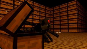 Исследователь подземелий в Майнкрафте, анимация