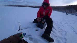 Зимняя Рыбалка на оз. Большом. с.Парная, Красноярский край. 5 Января 2026
