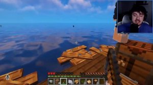 Эдисон МЫ ВЫЖИЛИ НА ОДНОМ ПЛОТУ В ОКЕАНЕ В МАЙНКРАФТ