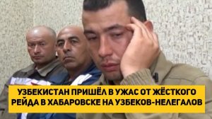 Узбекистан пришёл в ужас от жёсткого рейда в Хабаровске на узбеков-нелегалов