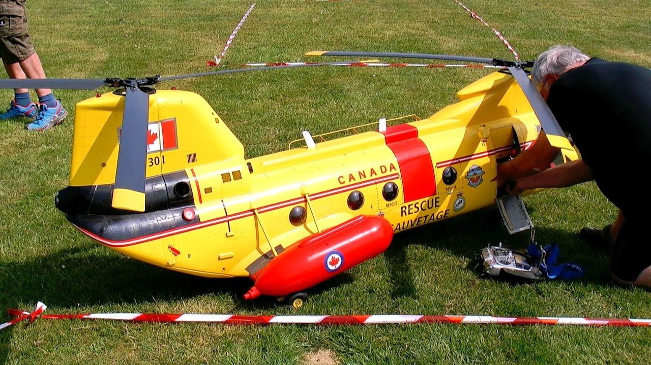 Электрический вертолёт на радиоуправлении