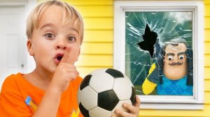 Дети пытаются подружиться с соседом.