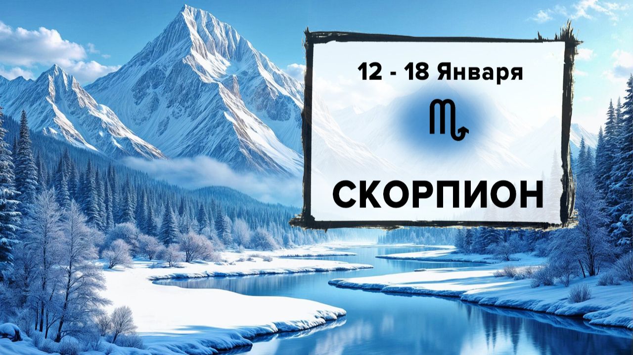 СКОРПИОН ♏ 12 - 18 Января 2026 | Расклад таро на неделю для знака Зодиака Скорпион смотреть онлайн