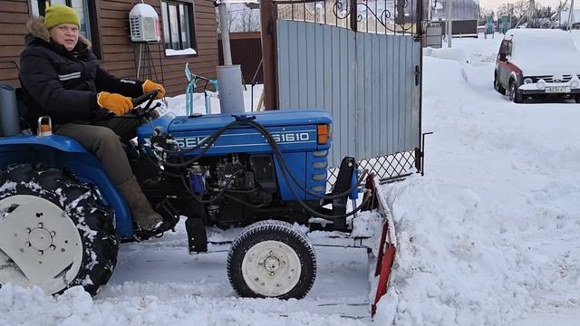 чиска снега минитрактор японский смотреть онлайн