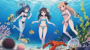 Девочки  под водой