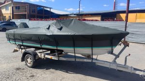 Тент на катер Ямаха 15 футов транспортировочный