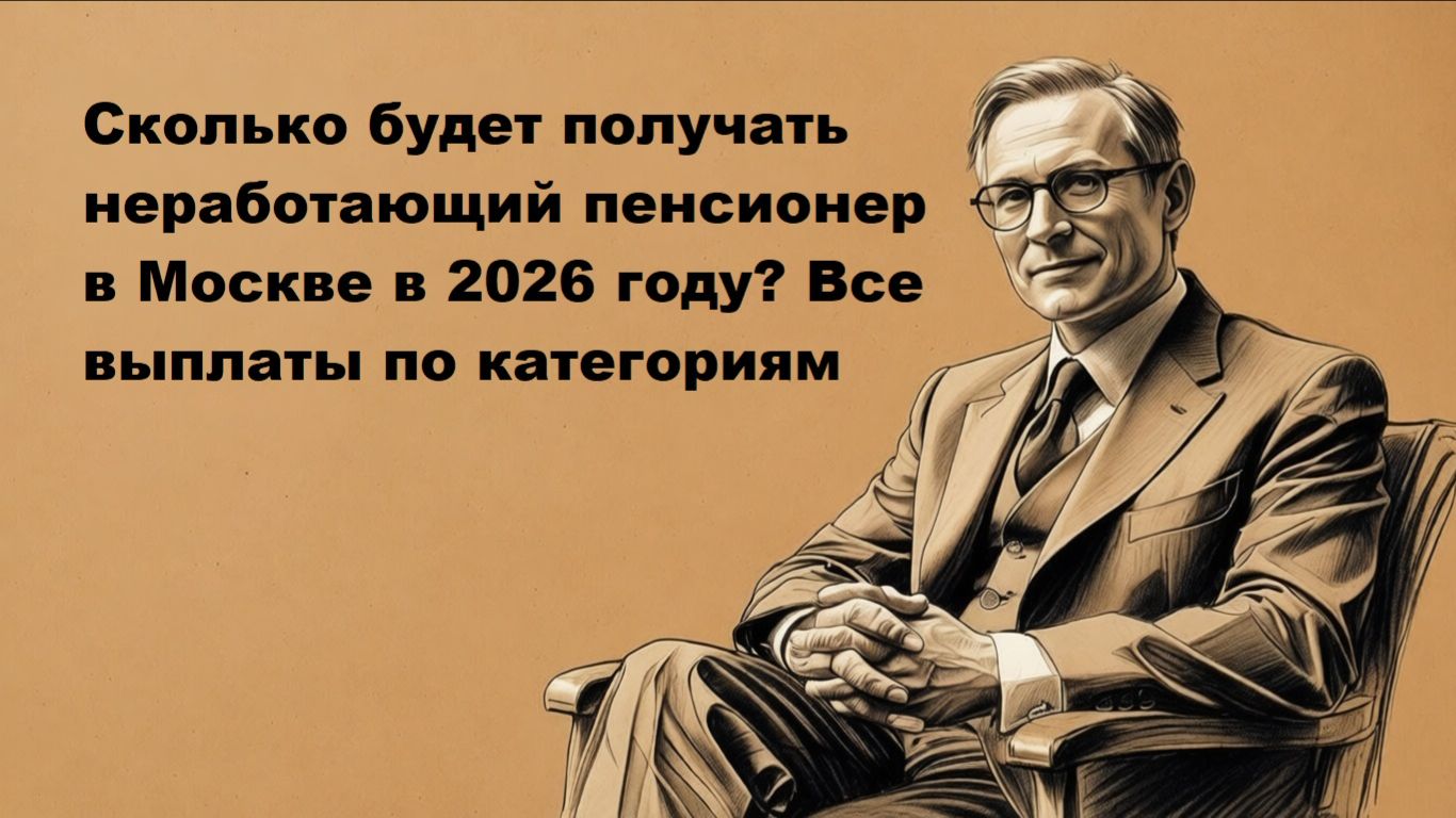 Пенсия в 2026 году неработающего московского пенсионера смотреть онлайн