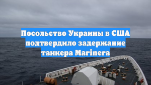 Посольство Украины в США подтвердило задержание танкера Marinera